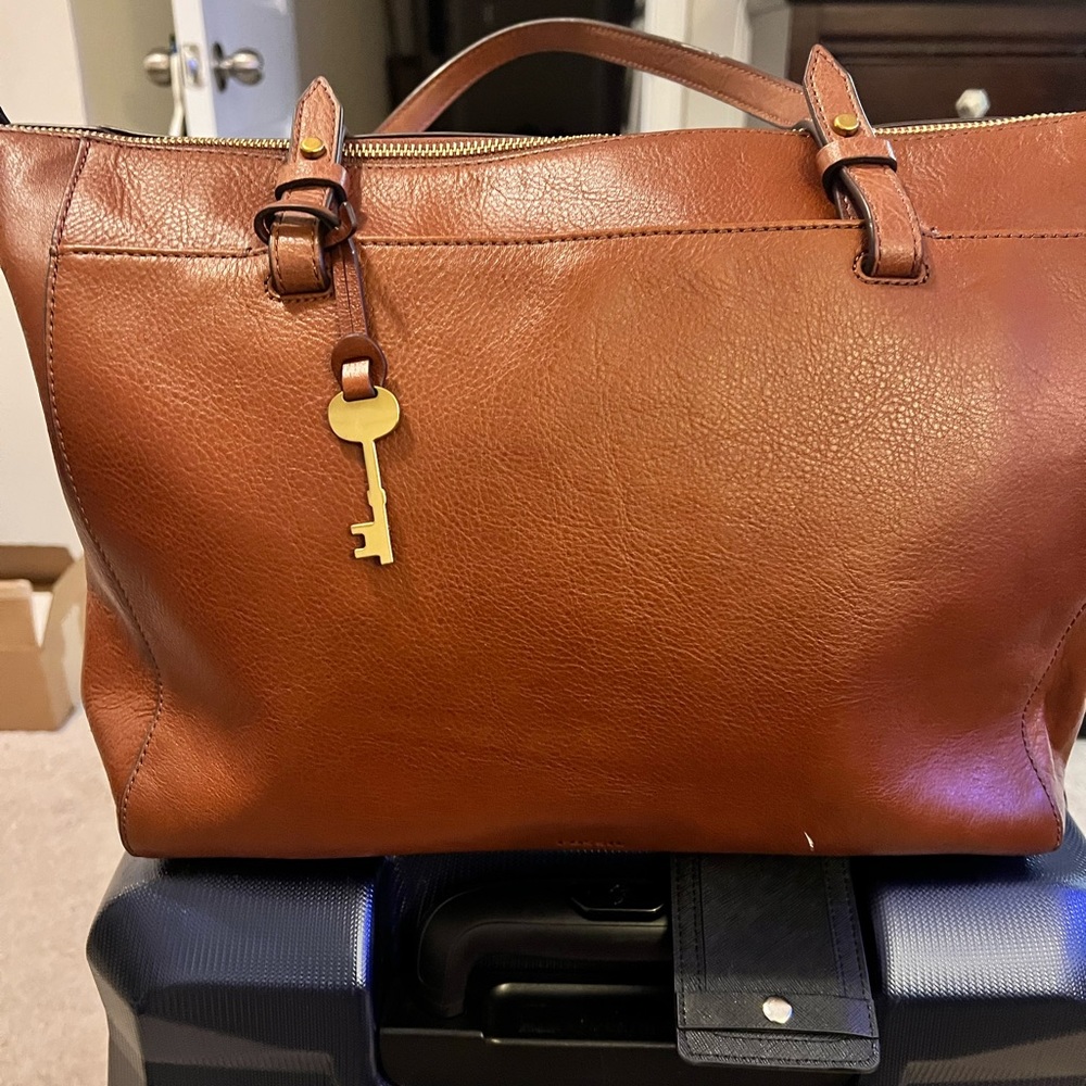 Fossil Rachel Tote in Cognac